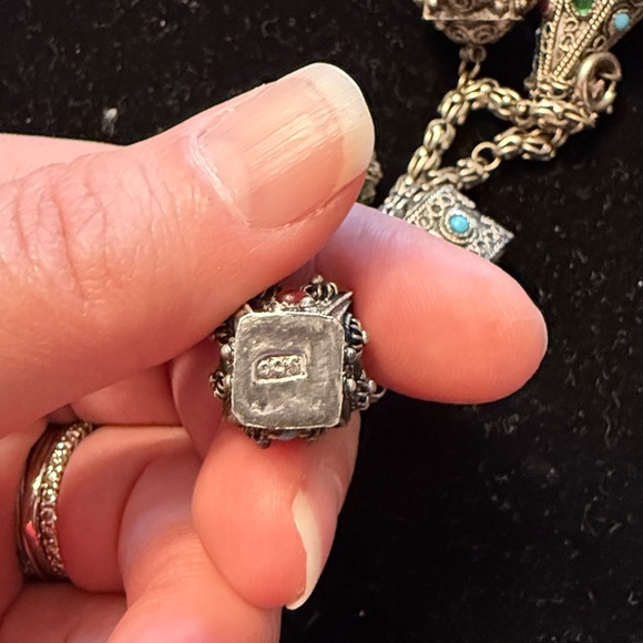 Vintage Silver Charm Bracelet - Picture 11 of 16